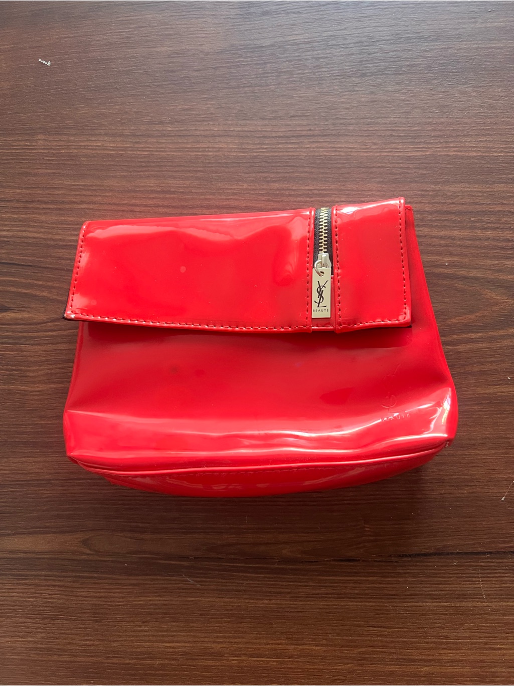 Ysl Red Makeup Cosmetic Bag Pouch